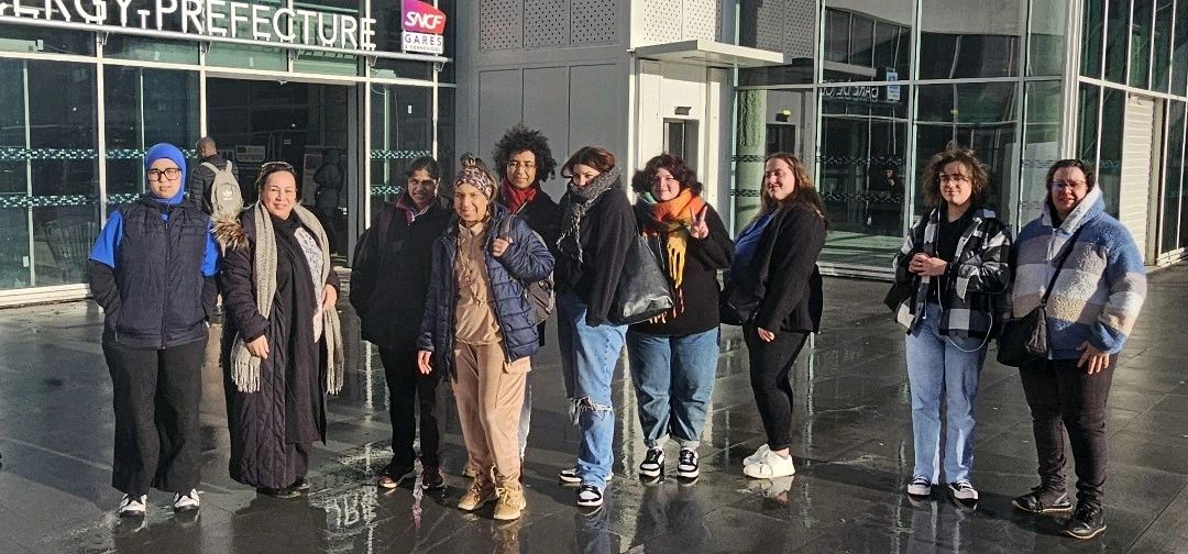 Groupe accompagné lors d’un déplacement consacré à la mobilité et à l’autonomie